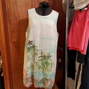 J.Jill Linen Summer Dress size XL